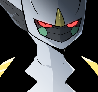 solo pokemon (creature) red eyes no humans black background looking at viewer simple background  illustration images