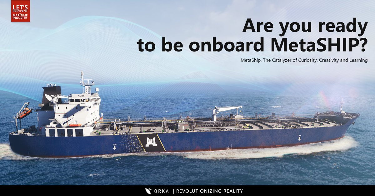 OrkaInformatics's tweet image. After 8 years of hard work, we are ready to commence MetaShip beta tests with 1300 users.
It is time to be ready for the &quot;METASHIP Industry Launch&quot; which will take place on 26 October 2022 with 60 distinguished executive guests from the Maritime and Tech. industries.  
@itu1773