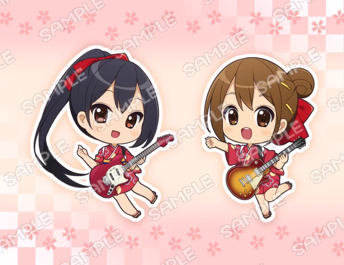 シーズナルプランツ様にて「けいおん!」ぷちちょこシリーズ(着物/演芸大会ver.)を描かせていただきました!こちらのイラストを使用したグッズのご予約が受付中です〜よろしくお願いします!  