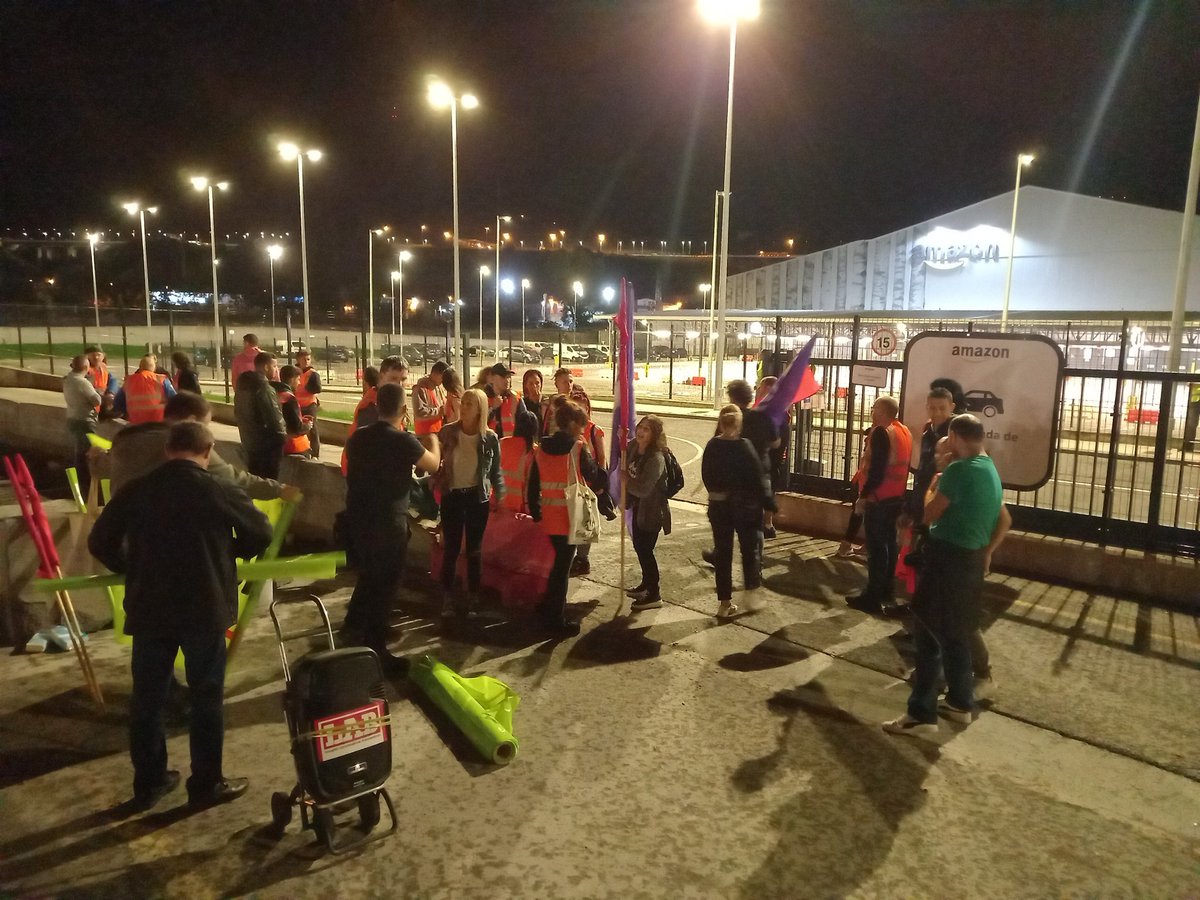 LABbilbo's tweet image. Today, We have made our first strike at #Amazon at the Trapaga plant, in the Basque Country, to get a fair agreement for workers. We have stopped production.

Together we can!