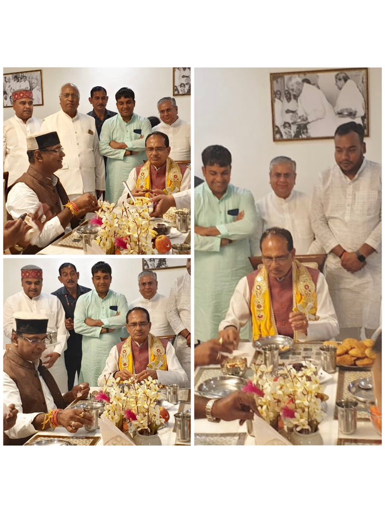 beingsanskar's tweet photo. 🙏🏻Brahmakumari Ashram🙏🏻 (Neelbad Bhopal) 
Shree Shivraj Singh Chouhan Ji[CM]🙏🏻@ChouhanShivraj @lilendramaran @BeingSanskar #bhopal #bramakumariashram #neelbad https://t.co/j5zLV2pw84