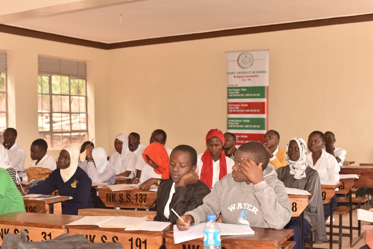 IuiufmM's tweet photo. @iuiufm Wishes all candidates success in your examinations.
We Look forward to having you at Islamic University in Uganda https://t.co/VgRxjVRrix