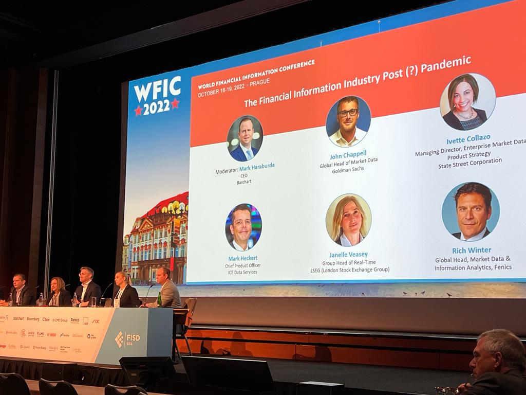 marketdatabp's tweet photo. "The pandemic has accelerated automation and made us stronger and more efficient as an industry” as noted in the Financial Information Industry Post(?) Pandemic panel at @FISD_SIIA #WFIC2022 
#Pandemic #marketdata https://t.co/eyjMy4217T