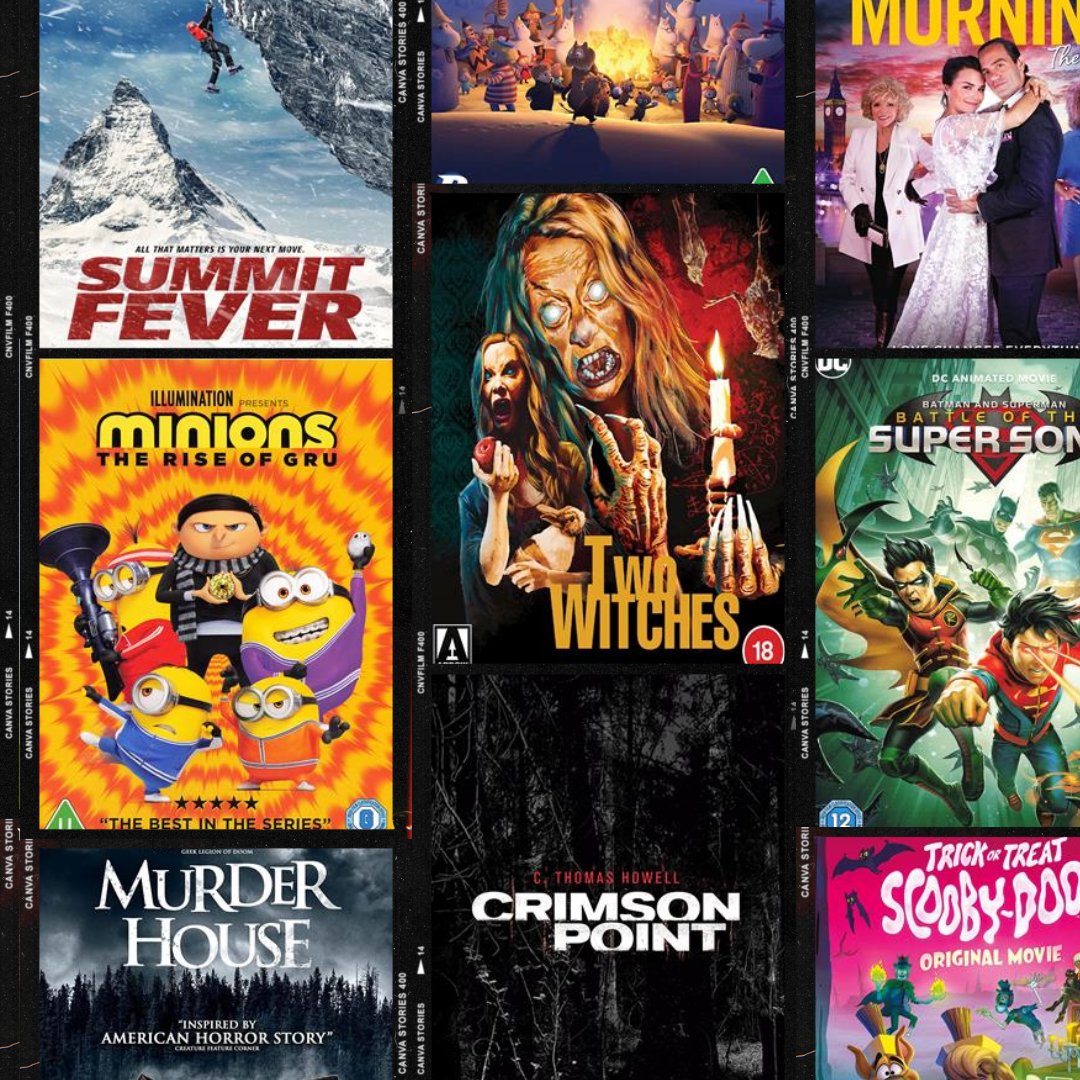 Cinemadiso's tweet photo. Out now! 🍿 🎬 🔥

Rent these movies from us at https://t.co/B10m3kfZty

#movierental #dvdrental #dvdrentalservice #dvdreleases #newreleases #newmovies #newfilms #tvshow #movie #outnow #watchnow #dvdrent https://t.co/FrY1ZLeR1r