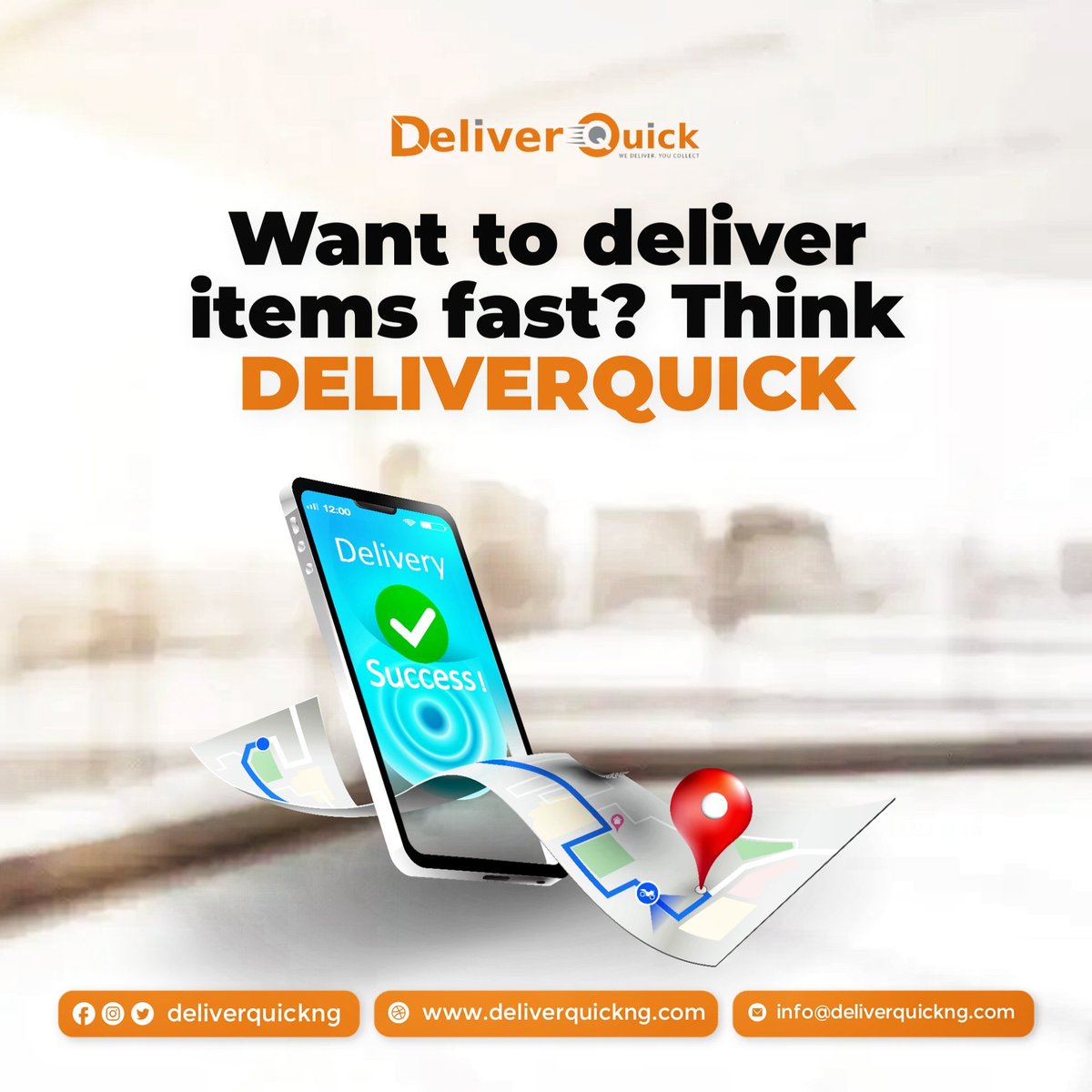 deliverquickng's tweet photo. We're ready to pickup and delivery your items quick.

Call/WhatsApp: 0904 000 2211

#deliverquick #logistics #delivery #logistics services in lagos #dispatch companies in lagos https://t.co/LYxr2LwNLe