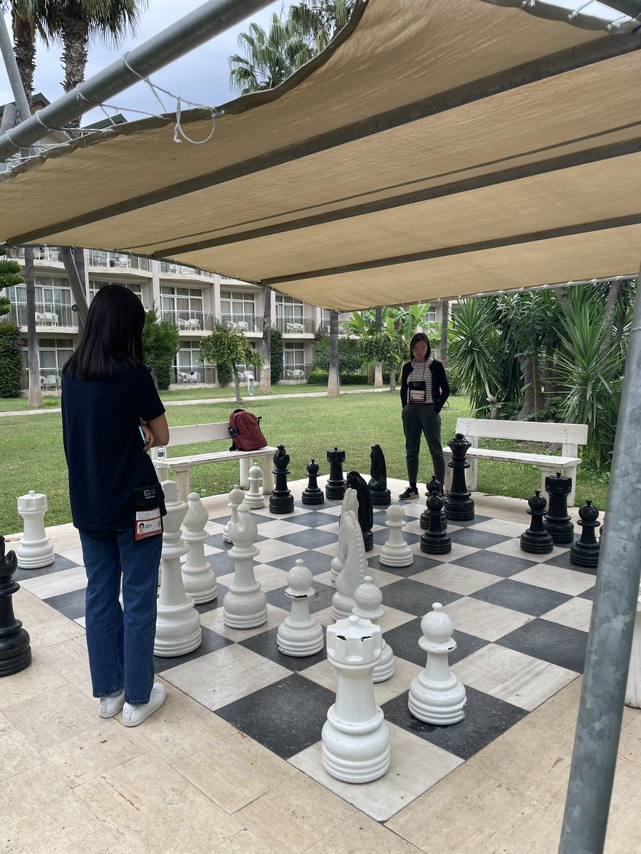 _EGOI_'s tweet photo. A mini chess break after the practice session #EGOI2022 https://t.co/WvCW93NNVD