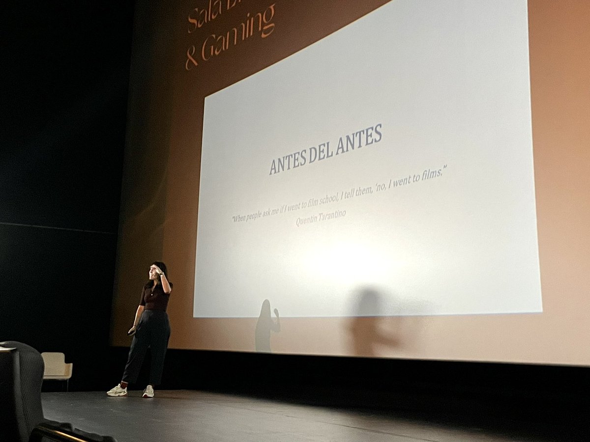 Qué privilegio escuchar el camino de la publicidad al cine de Alauda Ruiz de Azúa, guionista y directora de “Cinco Lobitos”, en #Inspirational22