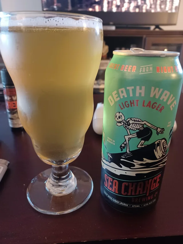 Miintmith's tweet photo. A little sharp and a bit sour for a light lager. https://t.co/DhYePQCmQb