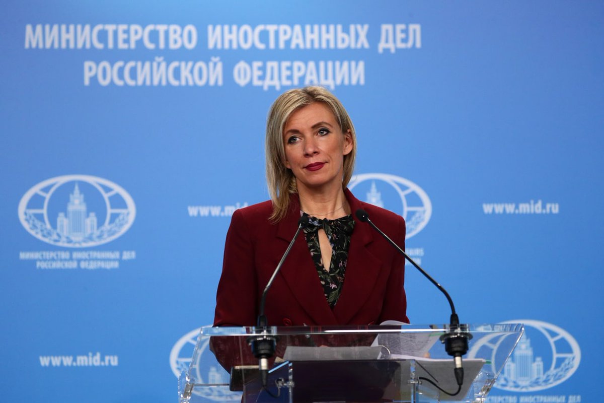 mfa_russia's tweet photo. ❗️ Maria #Zakharova on remarks by Special Representative of the UN SG on Sexual Violence in Conflict @USGSRSGPatten:
💬 It is the classical #highlylikely affair, & this time - at the level of a perverted fantasy. These planted stories are nothing new.
🔗 https://t.co/bSEWiOqklE https://t.co/h5vzGsnWjz