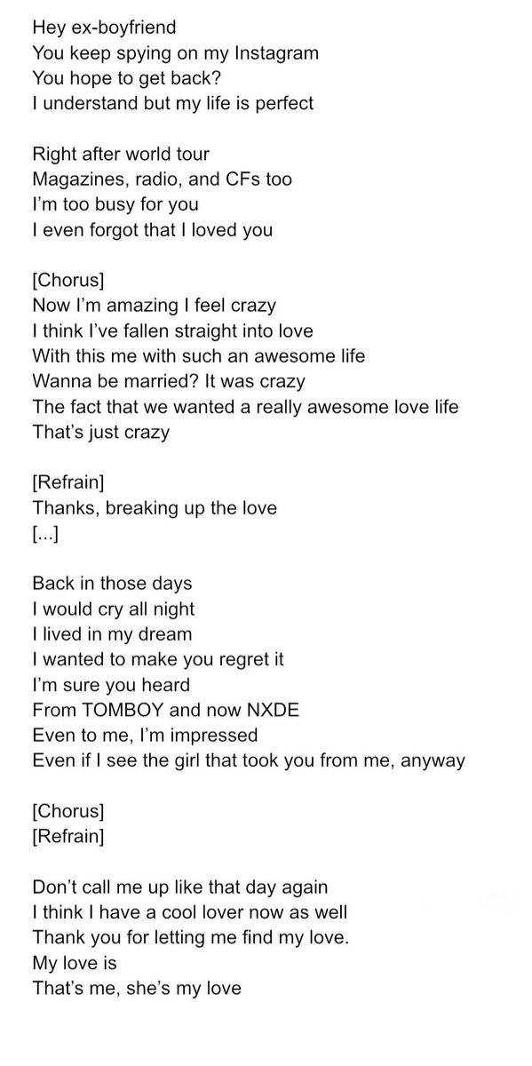 (G)I-DLE - LOVE Lyrics English Translation @G_I_DLE #GIDLE #여자아이들 #NXDE