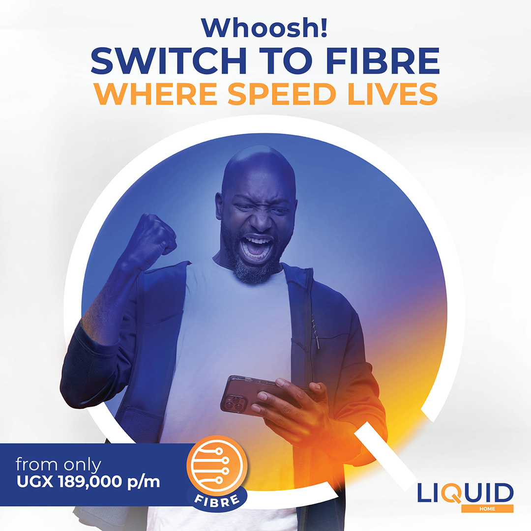 liquidhomeug's tweet photo. Time to experience uninterrupted Fibre internet with no hidden costs.
Switch to Fibre now!
Free Fibre installation for our wireless customers.
Sign up now at https://t.co/Uvj3YZu35E
#LiquidHome #Switchtofibre #WhereSpeedLives #Whoosh https://t.co/nPvKfpXj7R