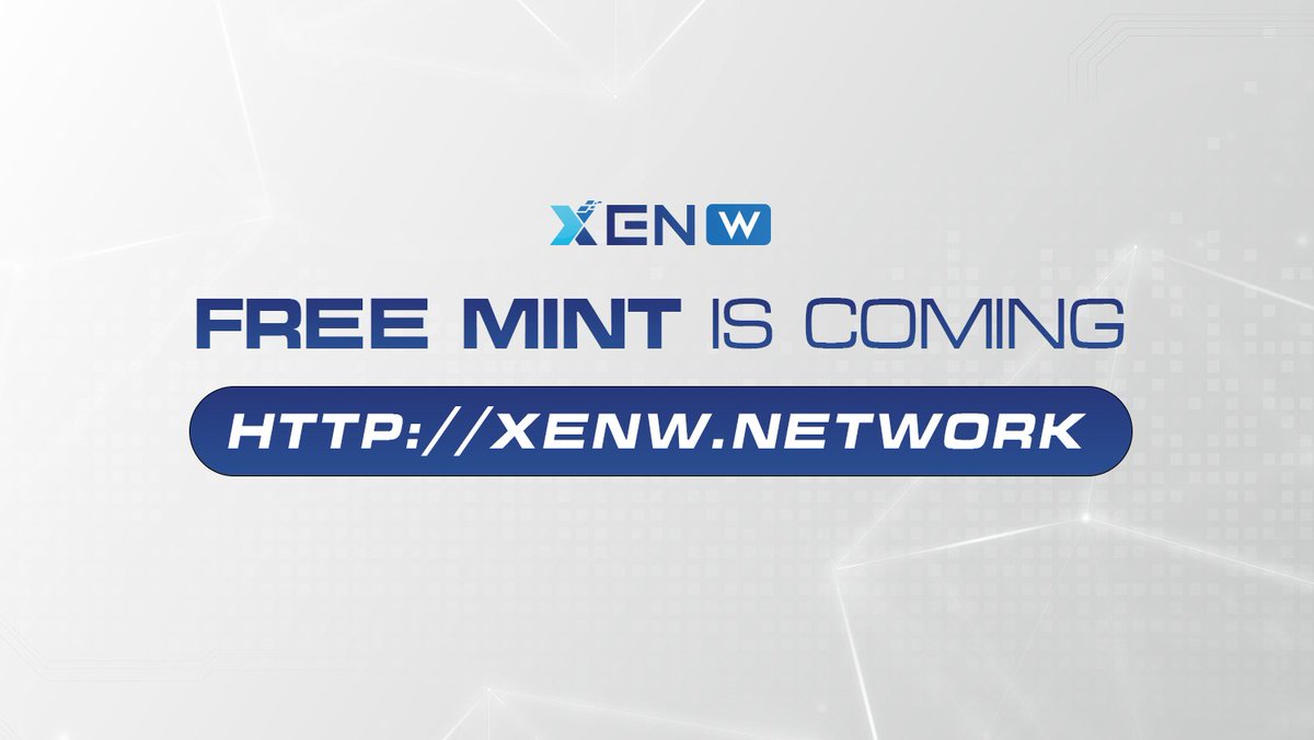 xenw.network/mint we live ...... be the first miner
Ref system live also