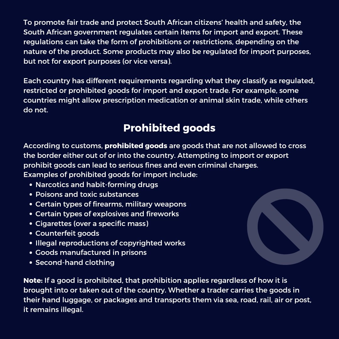 SerameJacobs's tweet photo. A limited range of goods are prohibited or restricted at import and export. The following are the main procedures on how to import/export prohibited and restricted goods.

#prohibited #noaves #restricted #import #freight #export #freightexpert https://t.co/dLySakqe69