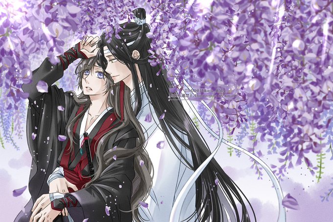 「very long hair wisteria」 illustration images(Latest)