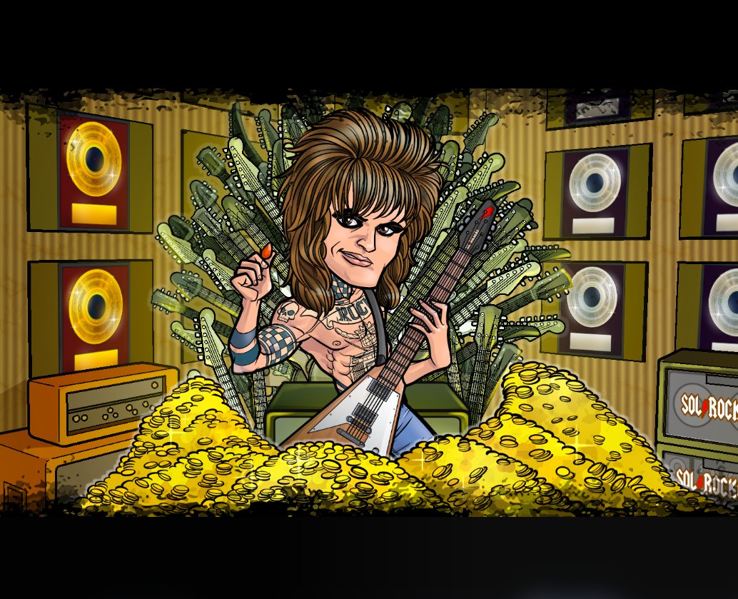 ArcherOpines's tweet photo. The @SolRockersNFT Studio Token Mint is happening on only 16 days! It's the next step toward the #Play2Earn, new #art, and so much more...

🎸 Grab you #NFT on @MagicEden 
🎸 Start earning $IROC
🎸 Get ready for the next gen #NFTs

#RockMusic #RockTheMetaverse #SolanaNFTs https://t.co/c13yja2YOs