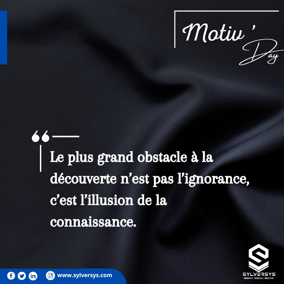 SylversysSn's tweet photo. Excellente semaine à tous !
#mondayquote #mondaymotivaton #Motivation #sylversys
#Senegal #Dakar https://t.co/oqOuqxXoGH