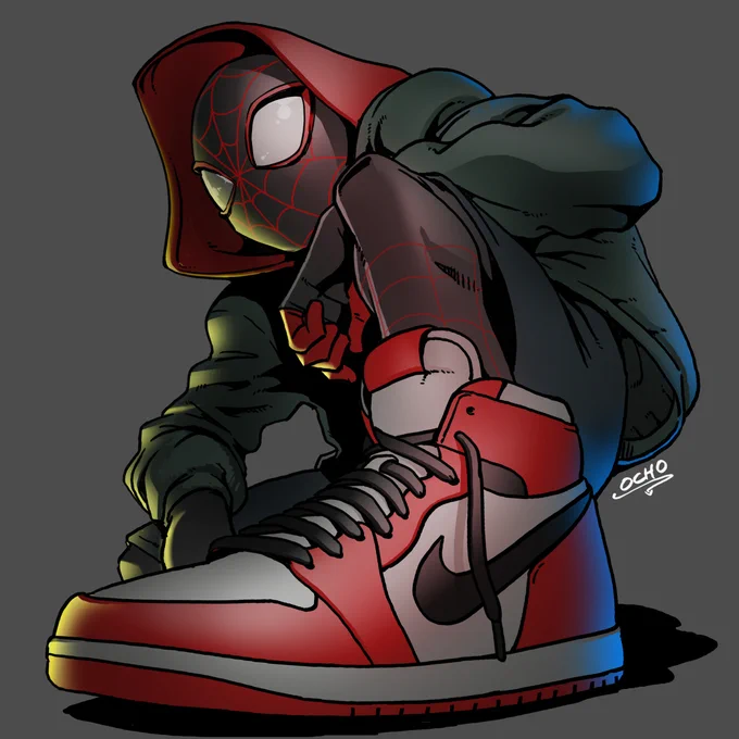 塗り模索落書き#MCU#milesmorales 