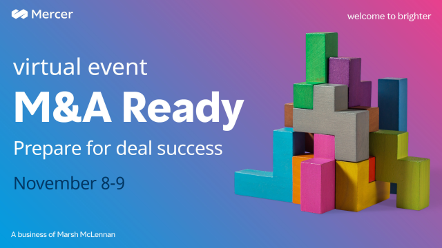 konrad_deiters's tweet photo. Get insight on all the people #risks, challenges and opportunities in your next #MnA deal. Register now to join our virtual event. #MercerEvents #talent https://t.co/XFPF75FU2F https://t.co/WlQlHK0uxO