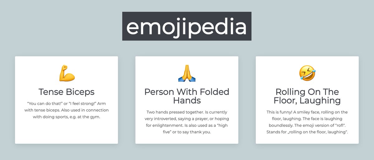 rokcode's tweet image. Playtime! #react #app the emojipedia.