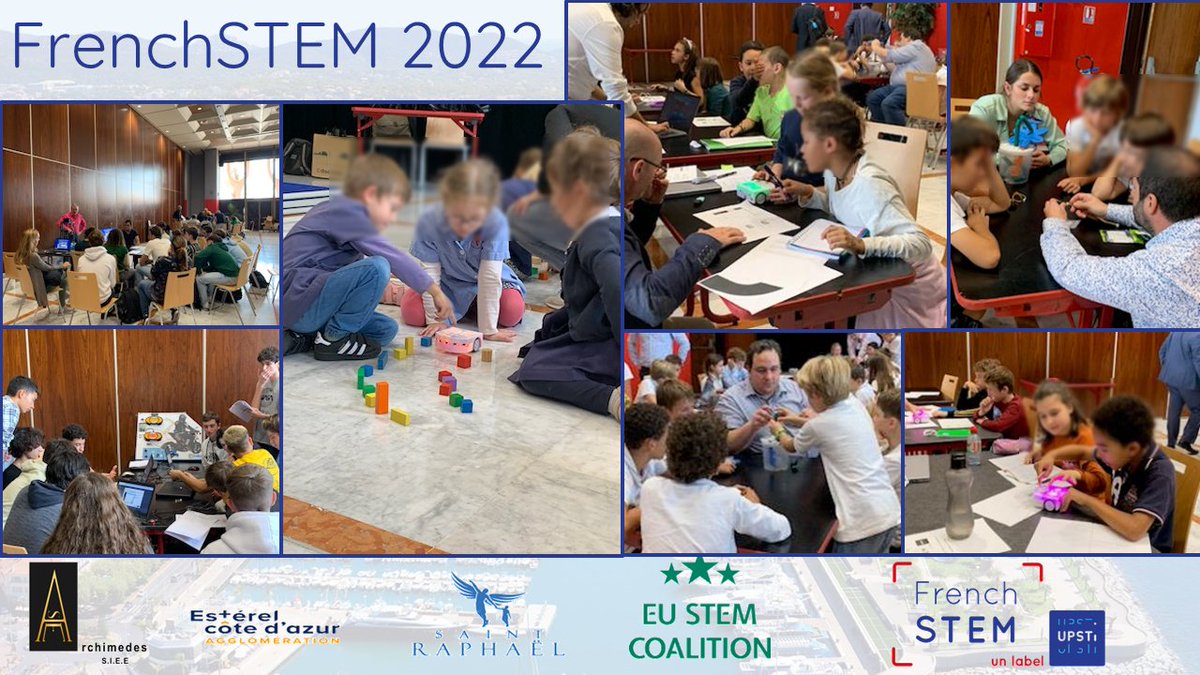 Retour sur #FrenchSTEM2023 !
Il y a une semaine, l'UPSTI mettait en œuvre #aSTEPinSTEM pour faire découvrir les sciences à des jeunes !
Des actions auprès des élèves de primaire autour d'un robot ou de la fleur Zephyr !

Cc <a href="/carolinepascal3/">Caroline Pascal</a> <a href="/anneszymczak/">anne szymczak</a>