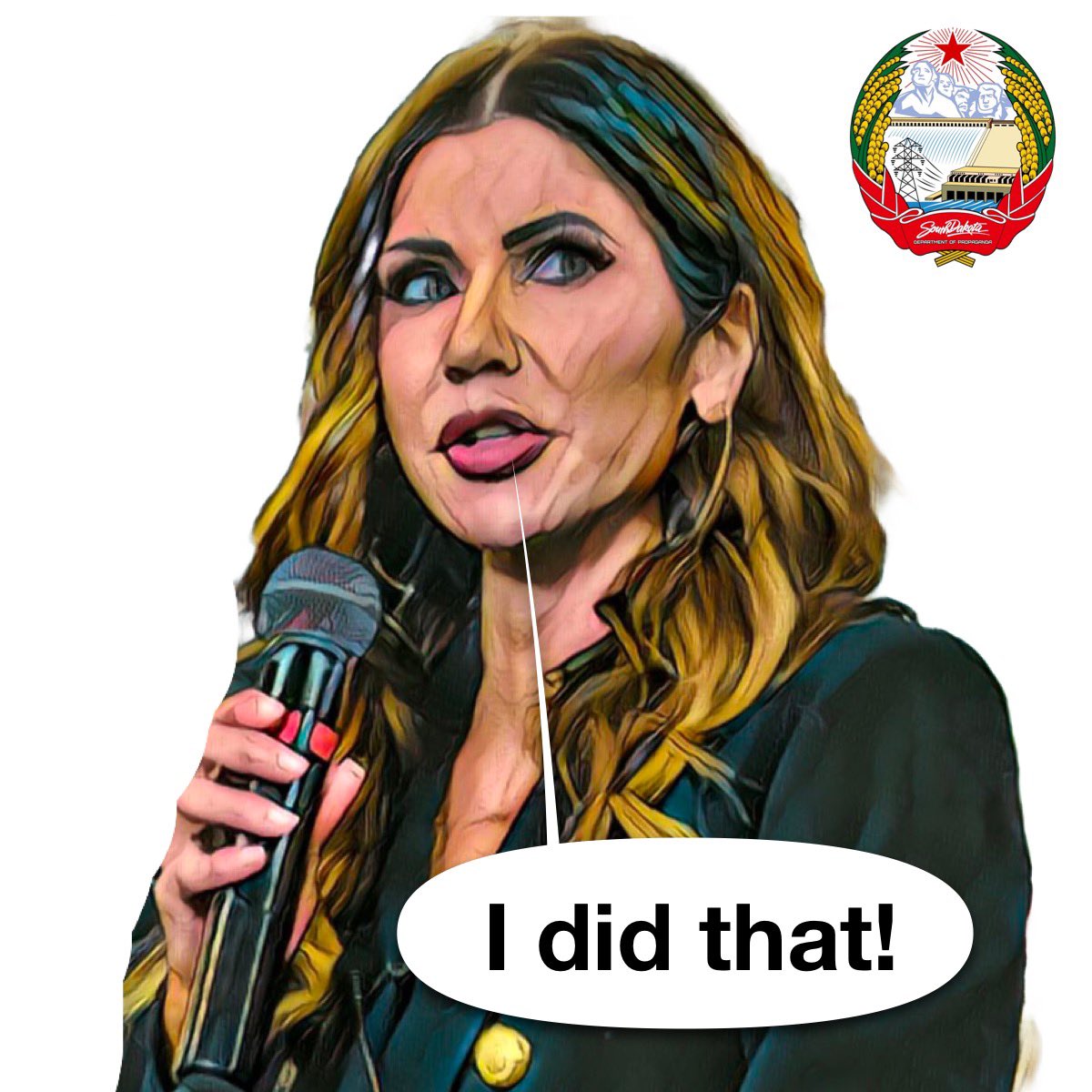 SoDakTruth's tweet photo. You asked and we delivered, you can now buy Kristi Noem “I did that” sticker in our store.  ENJOY 😊 #kristinoem #jamiesmithforgovernor #southdakota #stickers  https://t.co/0Ze0VV3bo1 — ￼feeling loved in Sioux Falls, South Dakota. https://t.co/MRBcdUkPlv