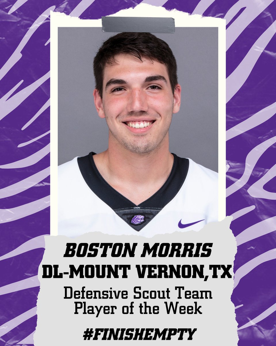 OuachitaFB's tweet photo. Ouachita Defensive Scout Team Players of the Week

#FINISHEMPTY https://t.co/ANJTWb3O5l