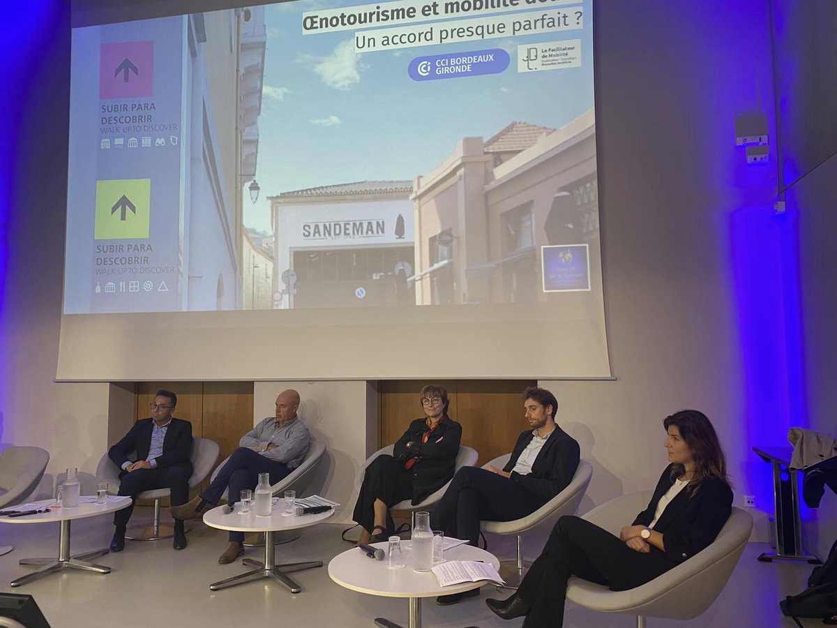 Best Of Wine Tourism | Bordeaux (@bestof_bordeaux) on Twitter photo Lancement de la conférence “#oenotourisme et mobilité douce - Un accord presque parfait ?” de la <a href="/CCIBdxGironde/">CCI Bordeaux Gironde</a> et <a href="/BestOf_Bordeaux/">Best Of Wine Tourism | Bordeaux</a>
Animé par Julien de Lacaba - Consultant spécialisé en mobilité au sein du cabinet "Facilitateur de Mobilité", Lancement de la conférence “#oenotourisme et mobilité douce - Un accord presque parfait ?” de la <a href="/CCIBdxGironde/">CCI Bordeaux Gironde</a> et <a href="/BestOf_Bordeaux/">Best Of Wine Tourism | Bordeaux</a>
Animé par Julien de Lacaba - Consultant spécialisé en mobilité au sein du cabinet "Facilitateur de Mobilité",