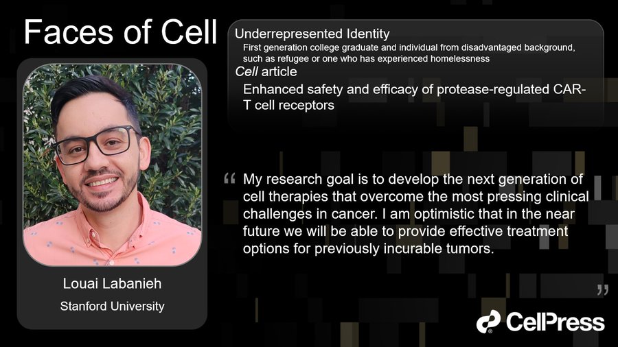 Louai Labanieh is featured in #FacesOfCell