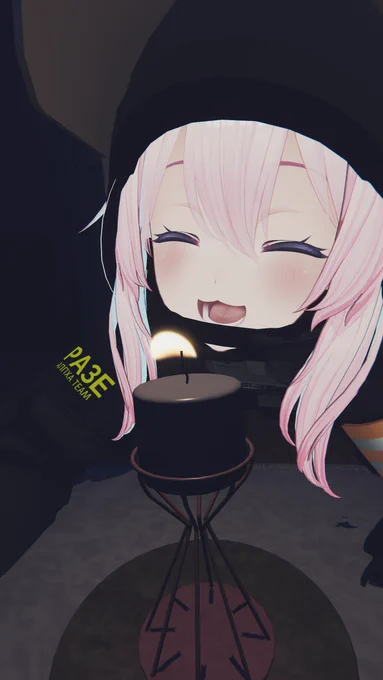 蝋燭....暖かい! 