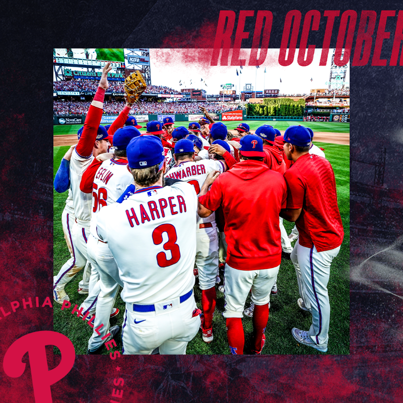 Phillies's tweet photo. Yes, this past weekend was real. We have photos to prove it 📸