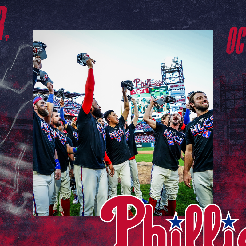 Phillies's tweet photo. Yes, this past weekend was real. We have photos to prove it 📸