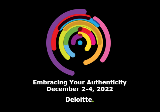 Deloitte is excited to invite students to apply to Embracing Your Authenticity (EYA), a in-person conference targeting high-caliber LGBTQIA+ students enrolled in advanced degree programs taking place December 2-4. Deadline: October 24, 2022 Learn More: bit.ly/3MsbIjV