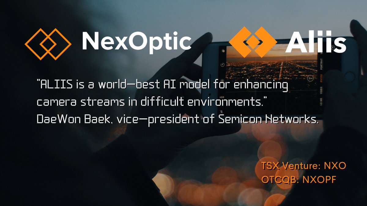 NexOptic's tweet photo. According to Google Trends, investor interest in #AI has been skyrocking.
#ALIIS provides AI Solutions for unprecedented energy savings – data compression – image enhancement and more.
Distribution agreements in place, stay tuned.
$NXO.V
$NXOPF
https://t.co/UYIsSB2WqE https://t.co/5moOq534en