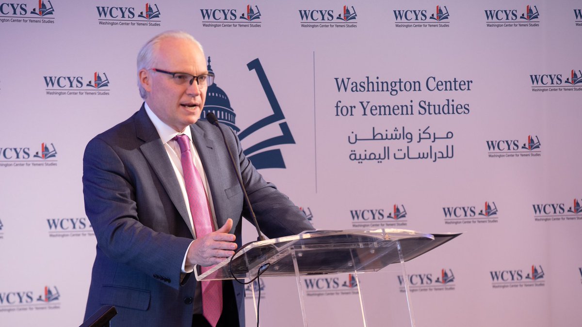 WCYSUS's tweet photo. Timothy Lenderking | Keynote Address from U.S. Special Envoy for Yemen at the #WCYSAnnualConference #YemenUndertheScope #WCYS
Watch here - https://t.co/Vyzv0mPB2r https://t.co/lunmdFTJpQ