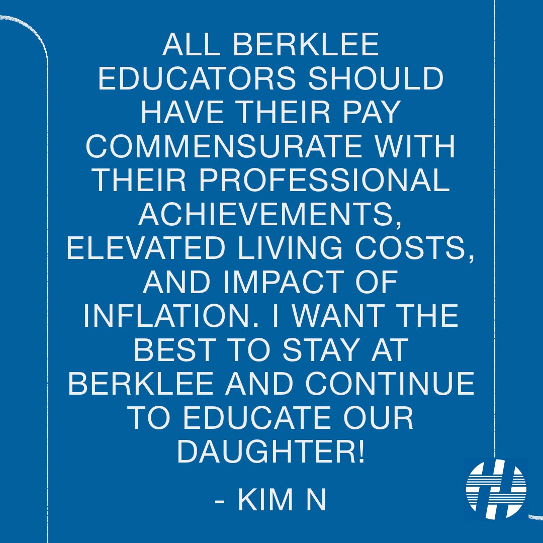 Comment from our petition at chng.it/V5PQjnSSJs More info at berkleefacultyunion.org/bargain #berklee #berkleefaculty #union #laborunion #unionstrong #unionproud #unionpride