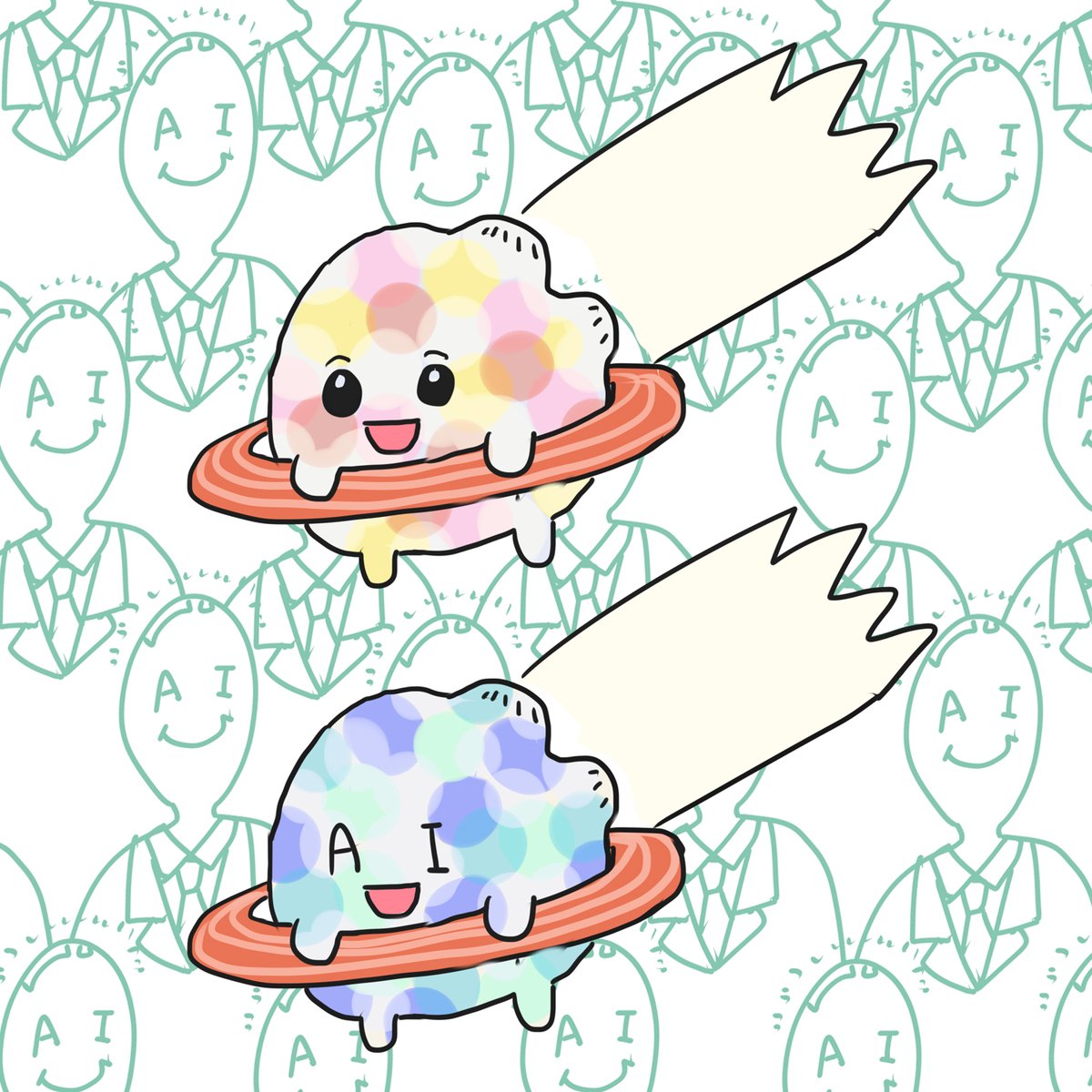 「終わりました～!めちゃくちゃ楽しかったぁ!ほしほめ隊のみんながなんと産まれた記念」|ほしまる りぼん💮🎀のイラスト