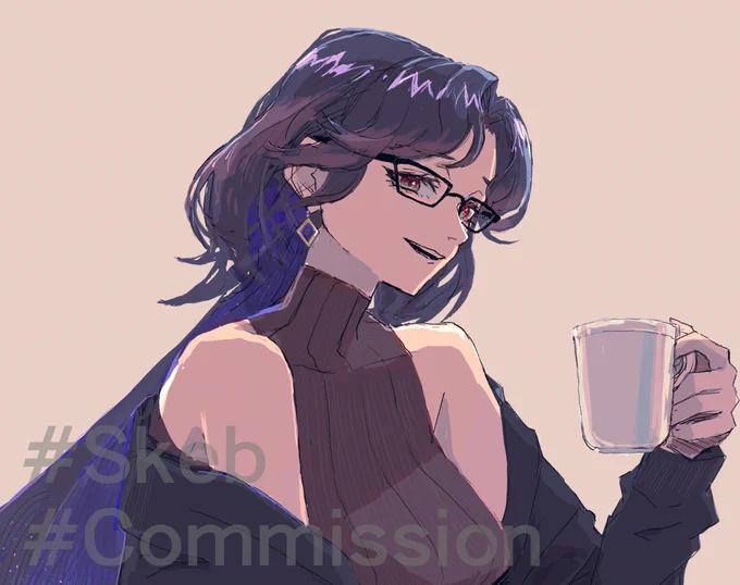 skebでVtuberの天雅深ルイ様を描かせていただいた絵(の一部)です このVの方は英語など素敵なので観てください  ところで自分の絵の問題としてはskebでは一枚絵というより背景なし素材のようになってしまうので今後の課題です#Skeb 
