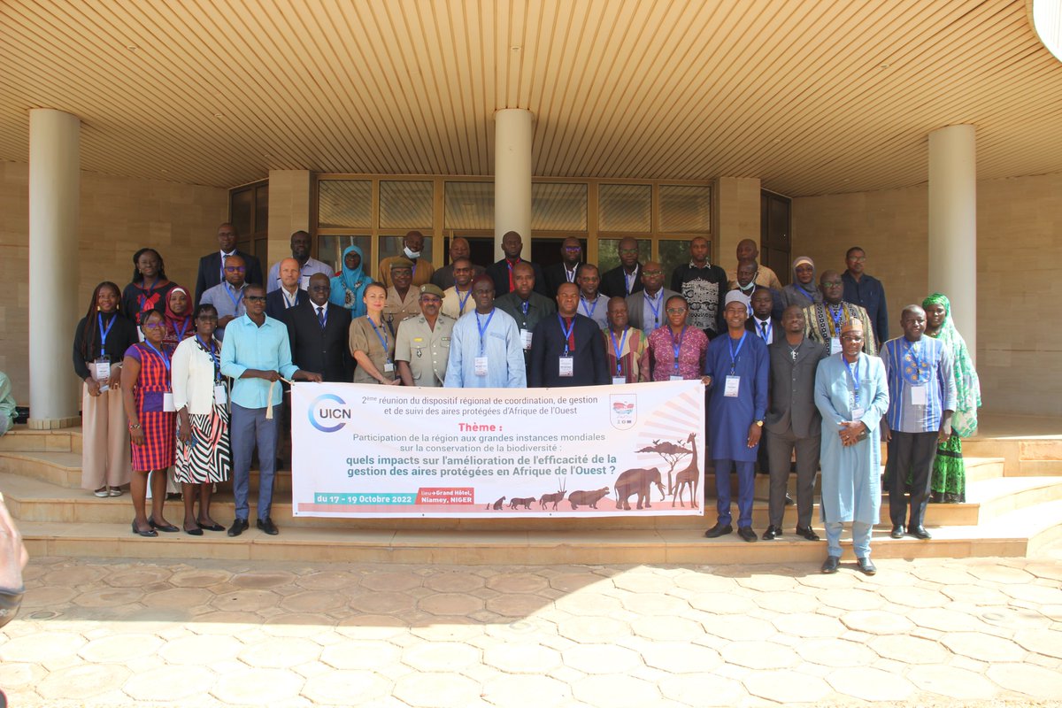 papbio's tweet photo. Le projet #PAPBio C2-Gouvernance mis en #UICN PACO organise du 17 au 19 octobre 2022 à #Niamey au Niger, la 2ème réunion du dispositif de coordination des aires protégées en Afrique de l'Ouest 
#ProgrammePAPBio #IUCN #UICN PACO #UEMOA #Ecowas - Cedeao https://t.co/shc5J5wXDf