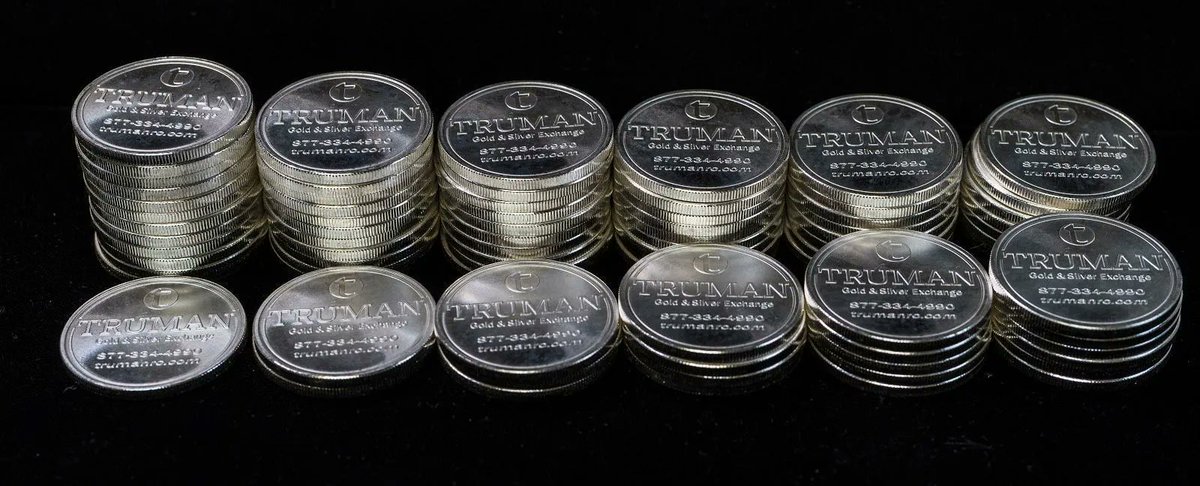 GIVEAWAY ALERT—The Truman Company is giving away a Truman 1 oz Silver Round to one of our amazing followers! Enter to win by liking, commenting on, or sharing this post and by following our page! Giveaway ends this Friday at 12PM CST.