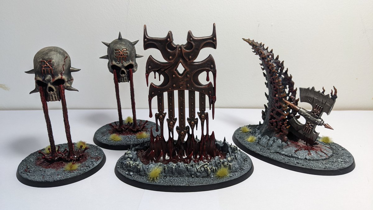 dacapt81's tweet photo. Quick and fun to paint. Judgements of Khorne. #miniaturemonday #warhammercommunity #khorne https://t.co/C5OmloVgE0