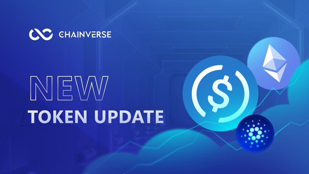 Chainverseorg's tweet image. 📣 📣 📣 NEW TOKEN UPDATE NOTIFICATION 📣 📣 📣

👉 ChainVerse wallet is updating 03 new token(s): ETH, USDC, ADA. We are temporarily closing the "Buy Token" feature until approximately October 18th. 

❤️ More tokens are coming to ChainVerse, so stay tuned!

#Chainverse