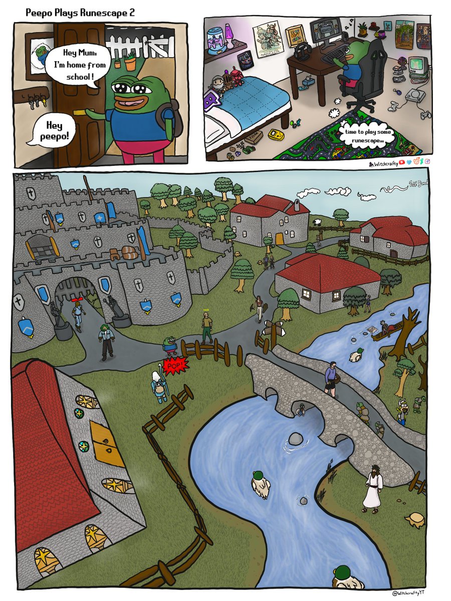 WitchcraftyYT's tweet photo. peepo plays runescape part 2 (1/2) https://t.co/CMdljccOif