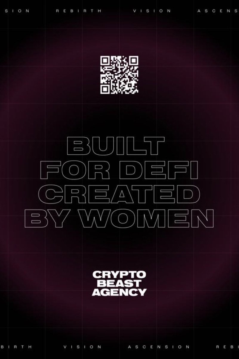 CryptoBeastAgcy's tweet photo. https://t.co/NqYIY30kWz 

CREATED BY WOMEN.

BUILT FOR DEFI.

#crypto #blockchain #defi #web3 #nft #metaverse #design #branding #merch #events #curation #production #womenincrypto #womenntech #womanrun #womanfounded https://t.co/JPyZ8BVy3k