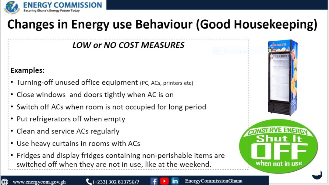 Energy efficiency does not only save cost but also help protect the envt. Today, at our energy efficiency training, we share some practical tips on good conservation habits that is good #ForPeopleforPlanet. Check these out⬇️
