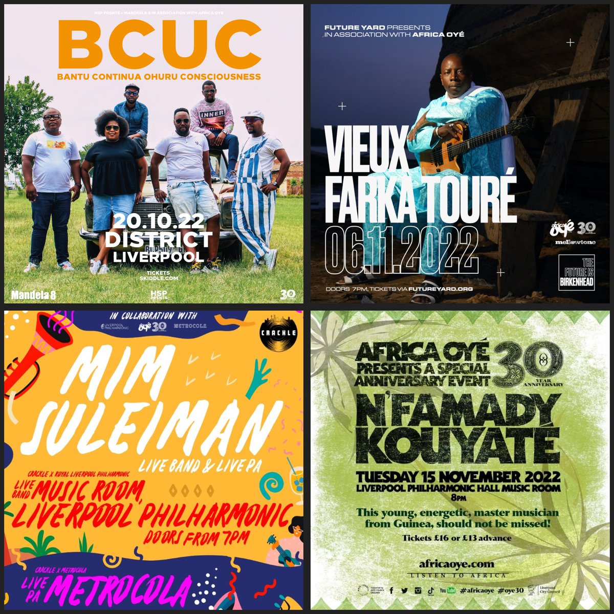 africaoye's tweet photo. The latest Oyé Vibe is here! 

- Featuring, upcoming gigs from the likes of @BCUCband, @Vieuxfarkatoure, @nfamady_kouyate &amp; @mimsuleiman

- Exciting awards news from the UK @festival_awards &amp; @echo_awards
- New Merch

...&amp; much more! Read here: https://t.co/NTedBXcGDN

#Oye30 https://t.co/SuWZyDtgJa