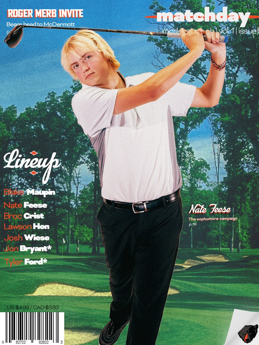 MATCH DAY 🏌

T️he Bears are in McDermott, Ohio for the Roger Merb Invitational! 

#BearNation