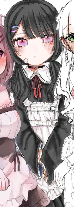 初めての絵チャでした色塗り難しい!!! 