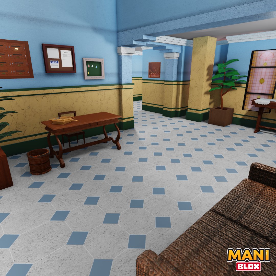 manibloxstudios's tweet photo. A #spoiler of the scenario of our new game on Roblox. Who's curious to see everything? π΅οΈ
#roblox #dpa #mystery #predioazul #robloxdevs #robloxart https://t.co/8TzFY0qPZf