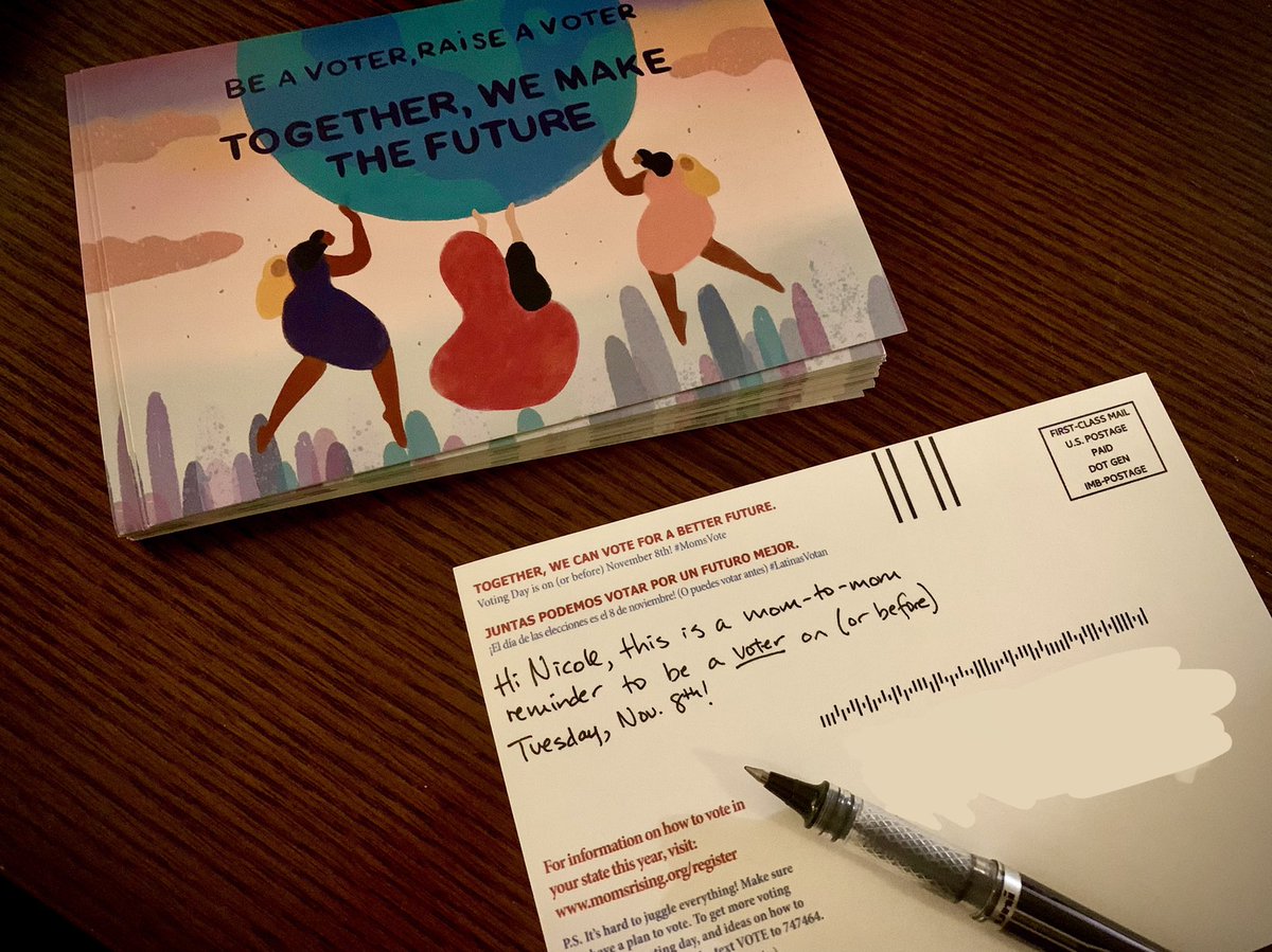 I have lots of responsibilities as a mom. But one of the most important is to be a voter (+ raise voters). Appreciate <a href="/MomsRising/">MomsRising</a> for making it easy to help mobilize other voters and advance pro-family, progressive issues. Remember y’all, #MomsVote! 
#November8 #ElectionDay #vote