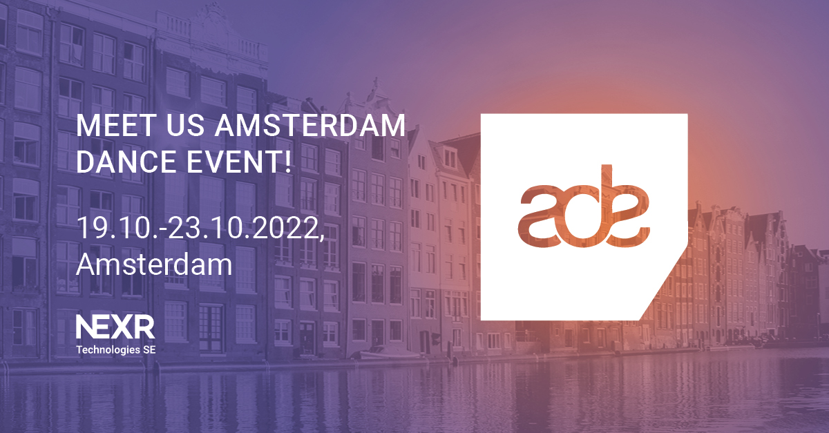 We’re stoked to attend #ADE on October 19-23 🎧🚀 <a href="/ADE_NL/">AmsterdamDanceEvent</a> is a dream come true for all #entertainment and #show professionals as well as #artists of all kinds 👏 Get in touch with us there and explore how the #metaverse and #vr can skyrocket #concerts and #events! 

#vr #ar #xr